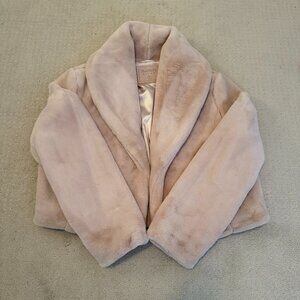 BlankNYC Faux Fur Crop Jacket (NWOT)